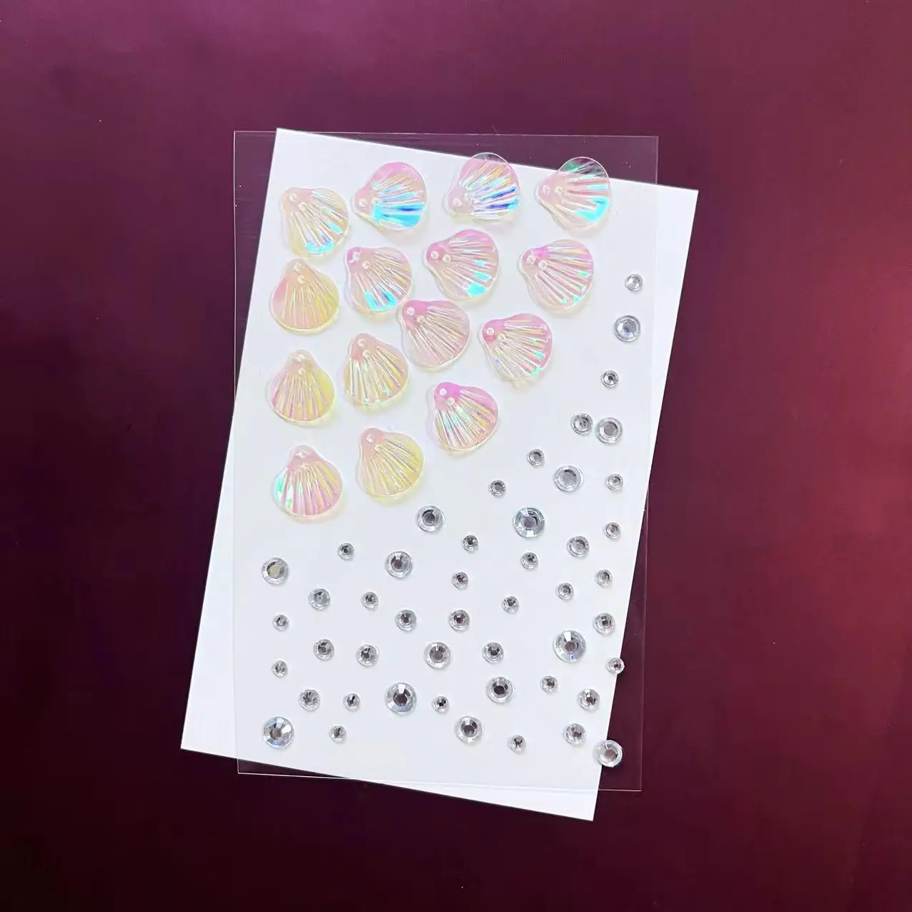 3D Acrylic Diamond Stickers Butterfly Crystal Patch for Stage Makeup