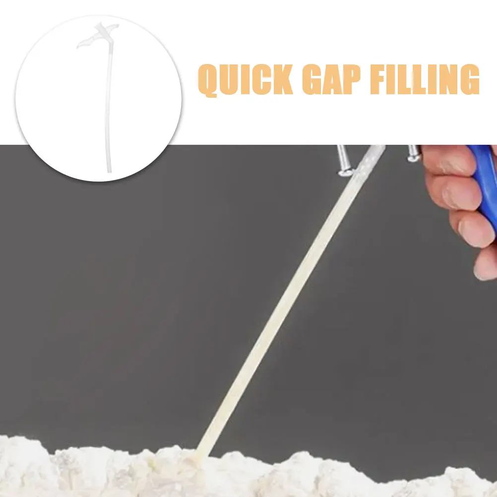 

50pcs Foam Plastic Nozzle Replacement DIY Spray Tube Plastic Tube Nozzles Assembly Gap Filling Sealer Performance