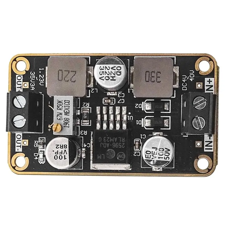AB41-LM2596-ADJ DC-DC Adjustable Step-Down Power Supply Module 3A DC 4V-40V To 1.23-35V Regulator For DIY Electronics Projects