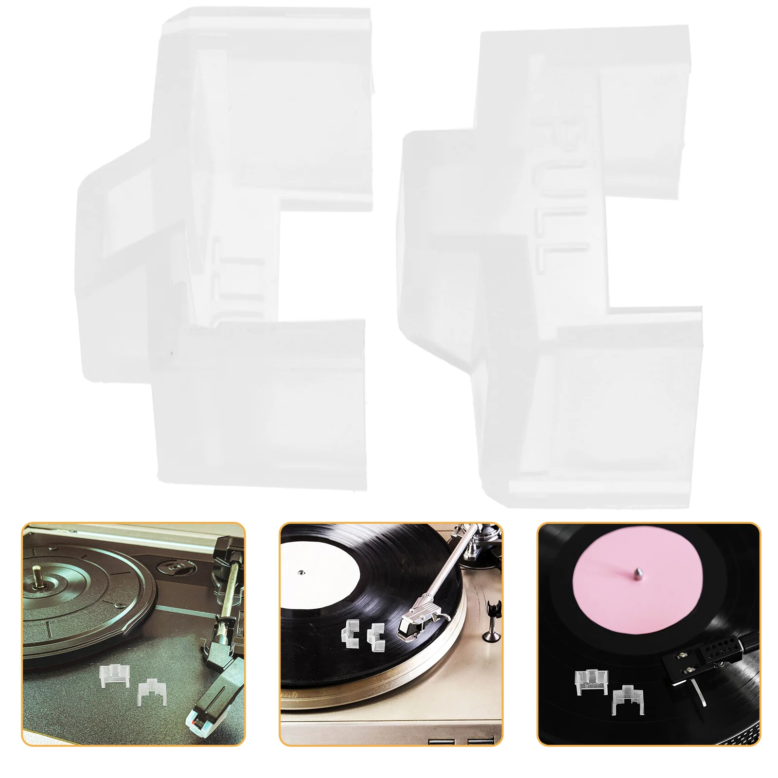 

2 Pcs Record Needle Cover Protective Turntables Stylus Replacement Vinyl