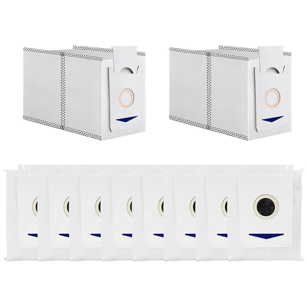 ยอดนิยม 10 Pack เปลี่ยนถุงเก็บฝุ่นสําหรับ Yeedi M12 PRO + สําหรับ Ecovacs DEEBOT T30 Omni T30 PRO MAX ถุงสูญญากาศ