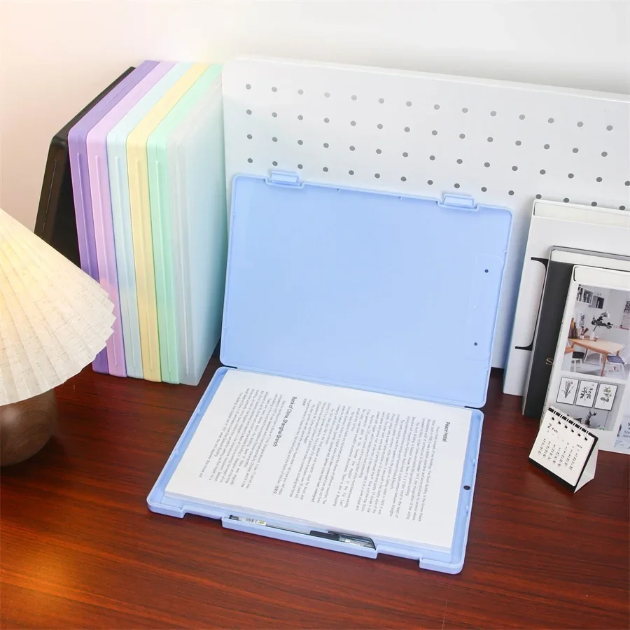 A4 transparent data storage box, folder, large capacity, multifunctional student test paper, book, graduation certificate, archi