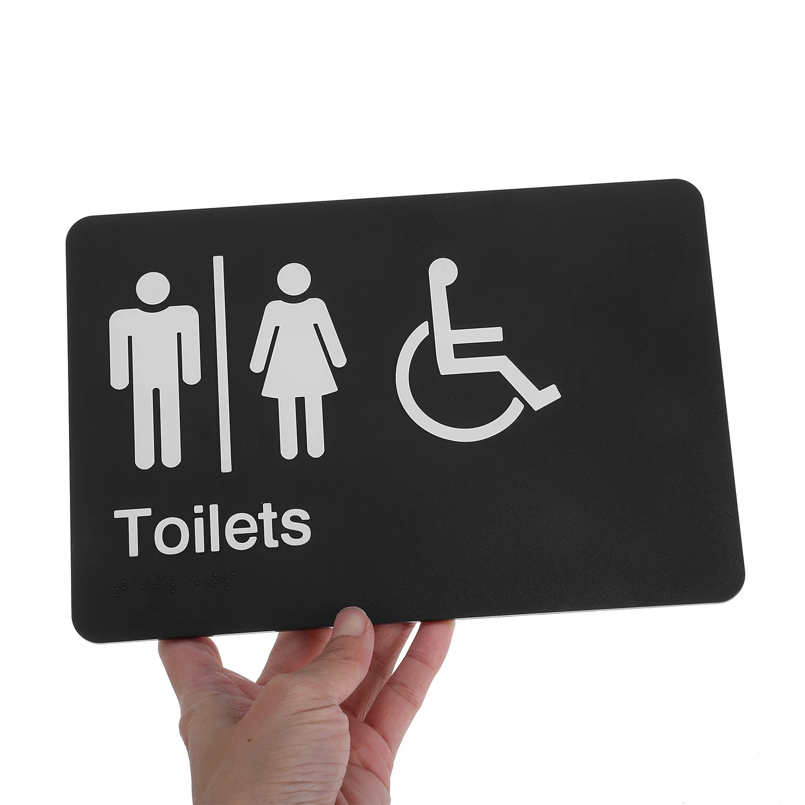 الذاتي عصا برايل للجنسين مرحاض تسجيل الحمام المرحاض لاصق مكتب الأعمال باب جدار ديكور المعاقين الوصول إليها