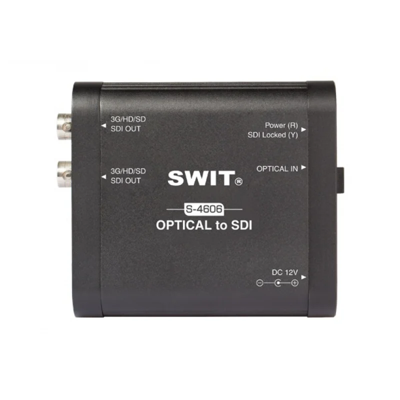 

SWIT S-4606 Optical to SDI Converter