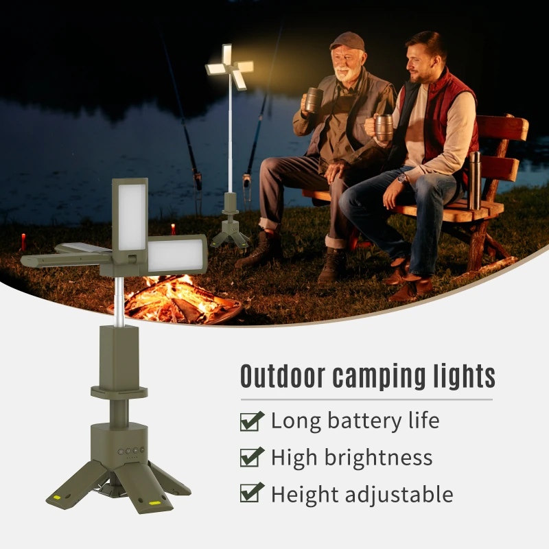 

‌14000mAh Expandable Camping Lantern – Bright LED Tent Light with Multicolor Mood Lighting, Perfect for Outdoor Adventures!