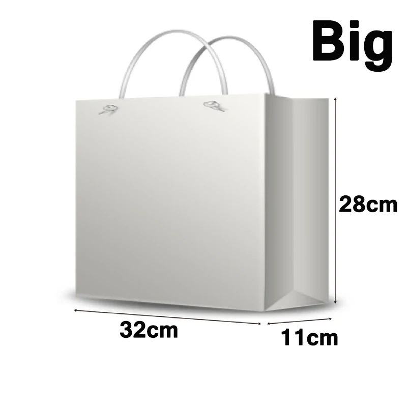 10-50Pcs Gift Bags Reusable Paper Party Bags With Handles Print Your Logo Favor Bags For Birthday Logo Customize Boutique Bags
