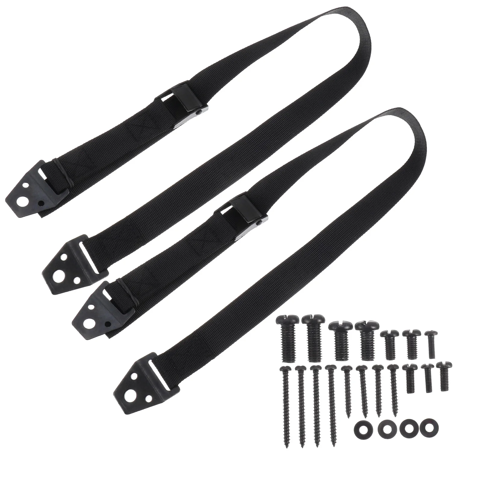 Sangle de sécurité pour écran de télévision, protection enfant, anti-pointe, degré rapide, ceinture noire, 2 pièces