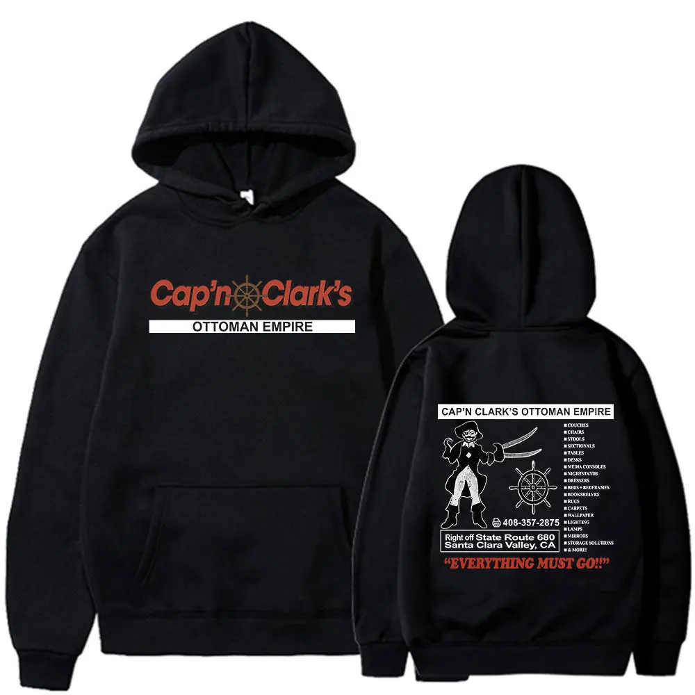 Backrooms Cap'n Clark's Ottoman Empire Pirate Hoodies Men's Women Clothing Casual Long Sleeves Hooded Sweatshirts Streetwear