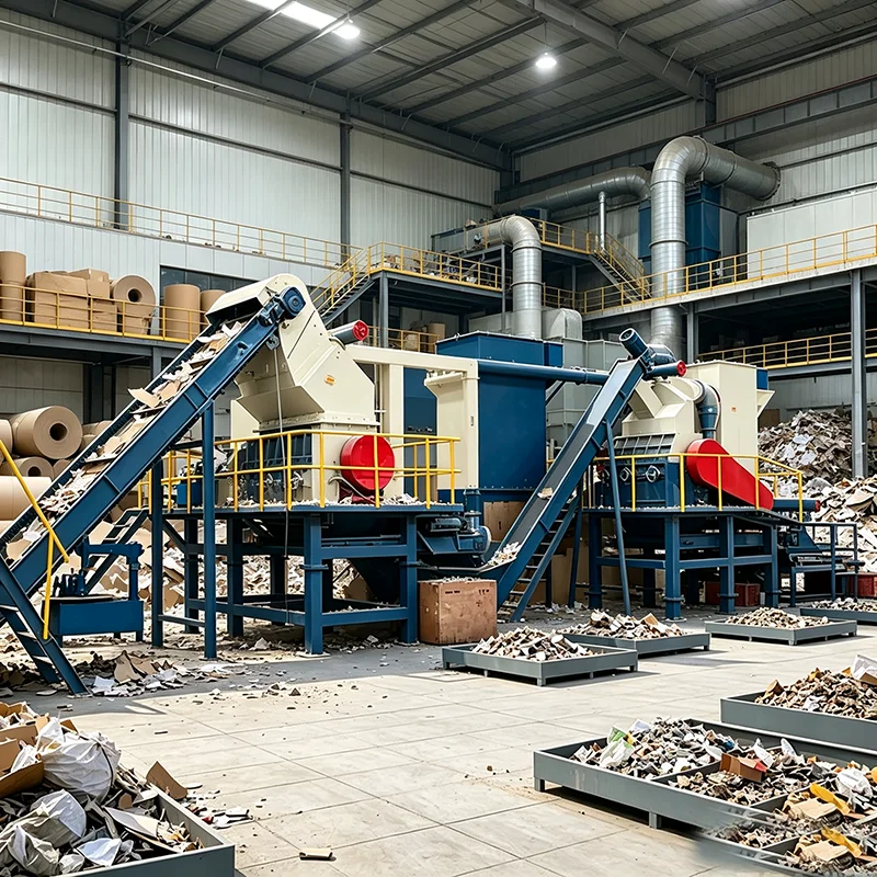 Low Speed High Torque Dual Shaft Industrial Shredder Multi Material Waste Shredding Equipment