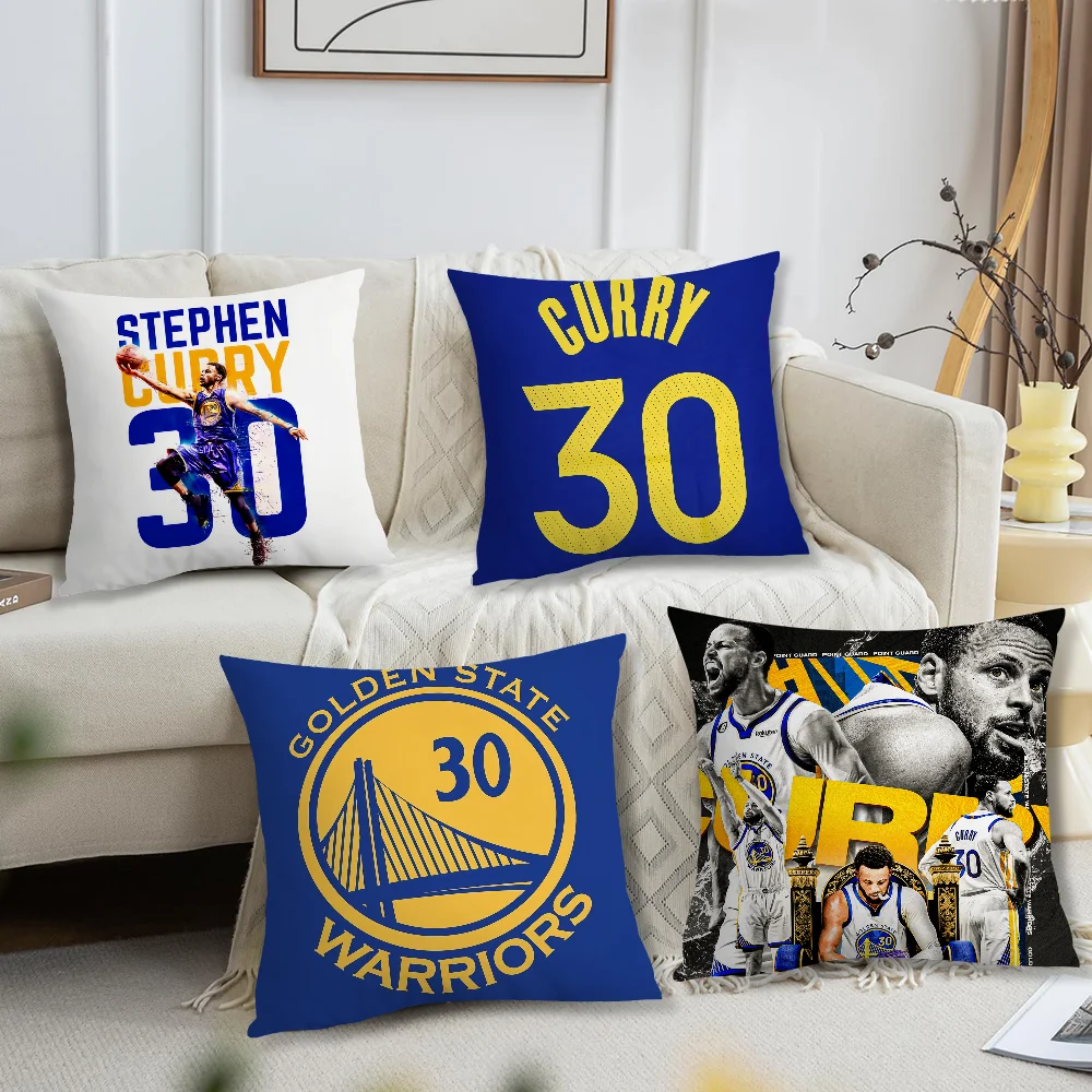 Sports Pillow Case Sofa Living Room Headboard Bedroom Backrest Cushion Square Cushion S-Stephen Super Star C-Curry-s Nap Time