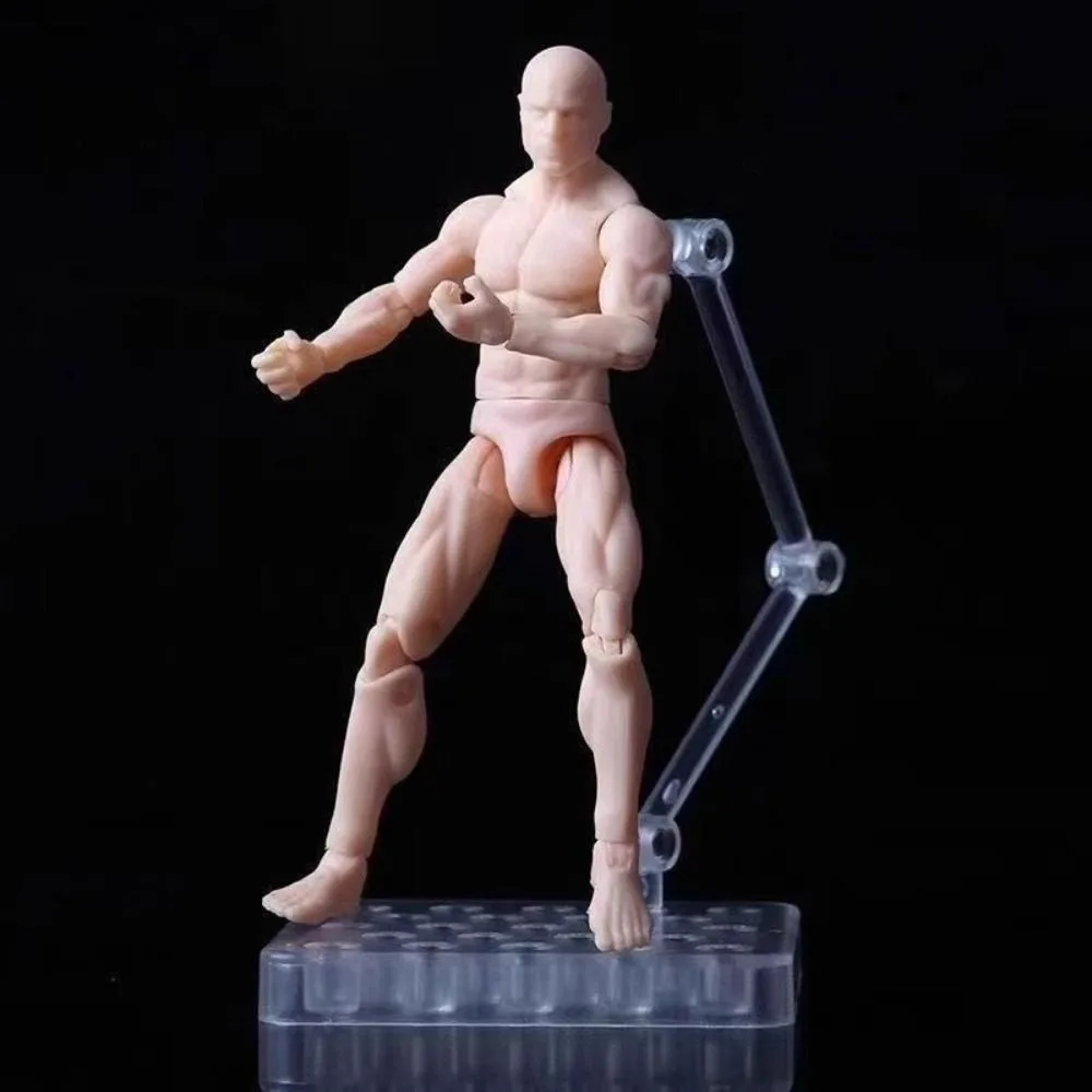 Move Action Figure Skin Nude Handmade Detachable Male Femalew Body DIY Professional Mannequin 1/18 Scale Model Fans