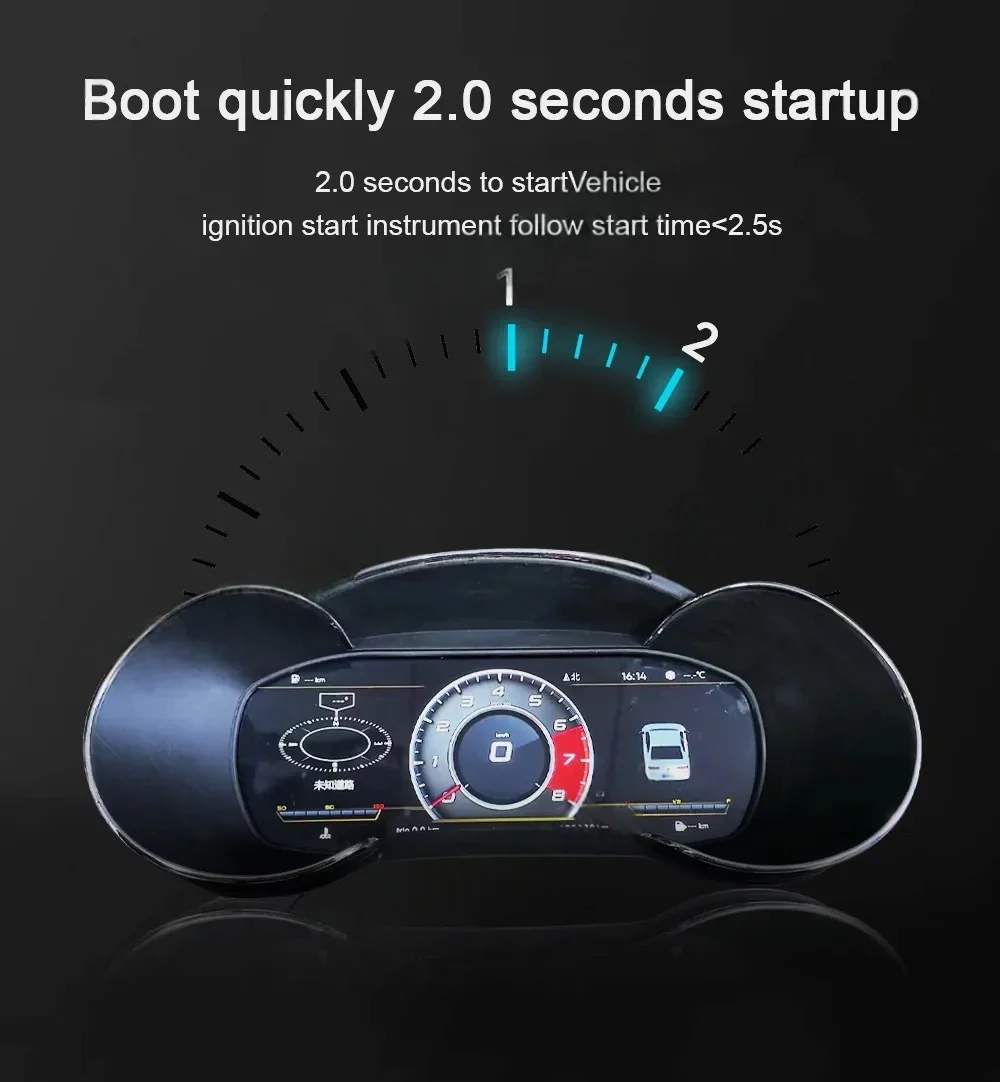 جديد 12.3 ''سيارة أداة رقمية العنقودية لأودي A3 2011 2012 2013-2020 LCD عداد السرعة لوحة القيادة لاعب وحدة مقاييس ذكية