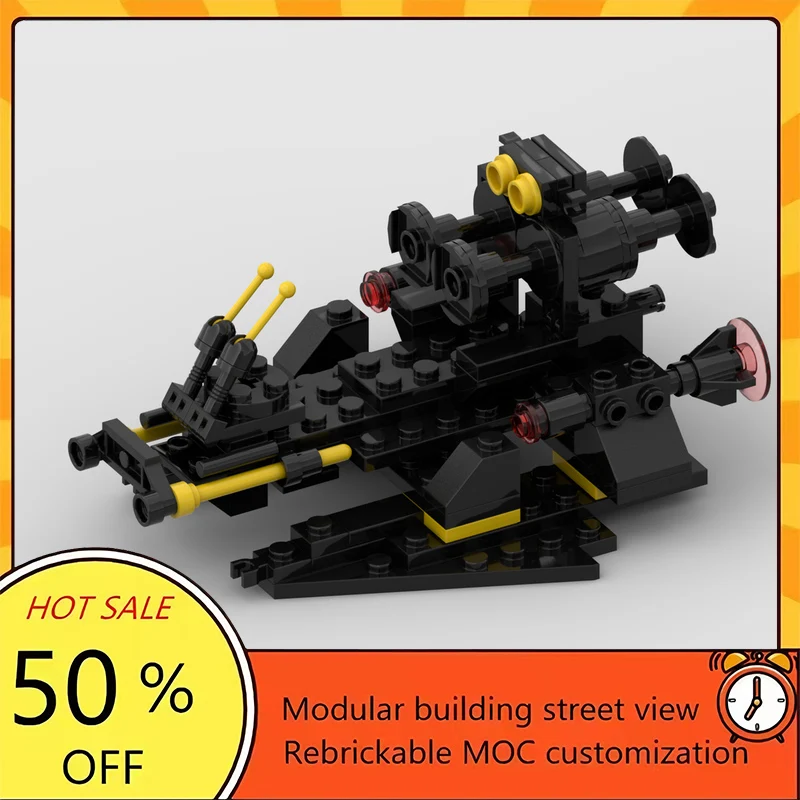 

Набор из 81 детали: Популярная модель космического корабля из фильма «Звездные войны», конструктор MOC, модульные технологичные блоки, подарок на праздник, игрушка для сборки, детский набор