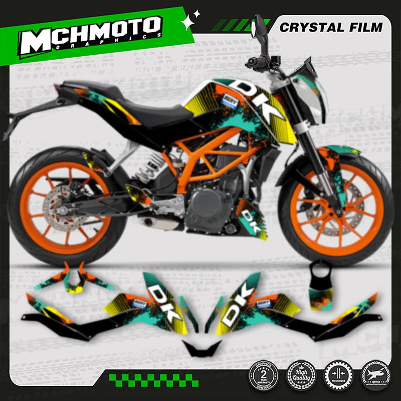 

MCHMFG For KTM Duke 125 200 390 2011 2012 2013 2014 2015 2016 Motorcycle Plastic Graphics Decals Stickers Kits