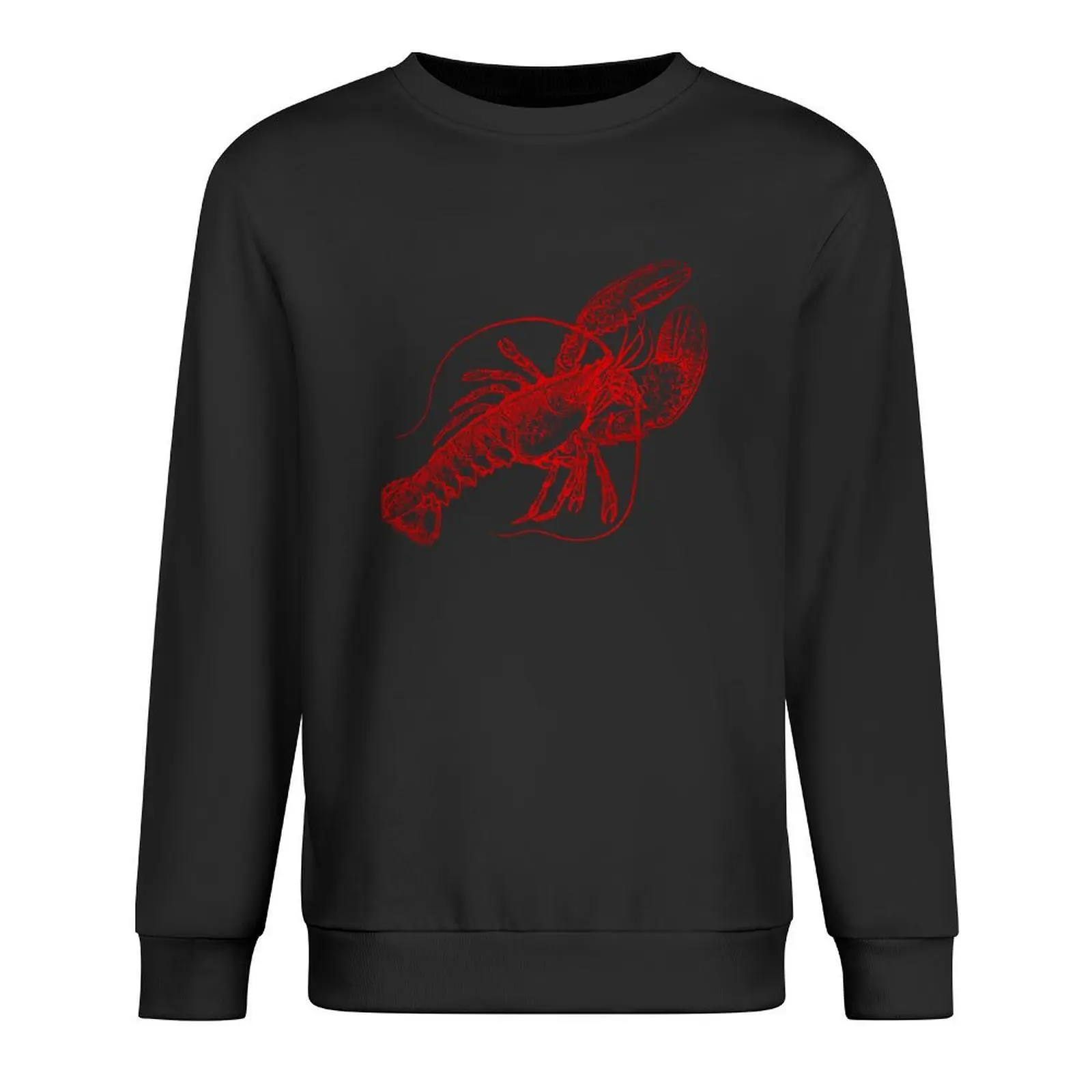 

Red lobster vintage illustration Pullover winter clothes men's coat blouse men clothes graphic sweatshirts