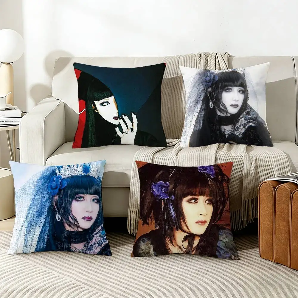 

Mana M-Malice Gothic Mizer Pillow Case Living Room Sofa Cushion Cover Suitable For Home Bedroom Room Decoration