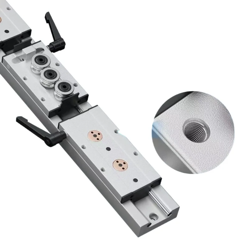 For Linear Guide Built-in Double Axis Slider High Precision Woodworking Slide Slide Table Track Slider
