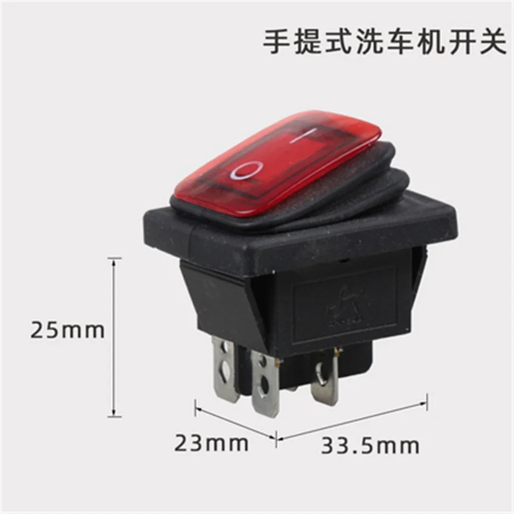 High Pressure Washer Flameout Switch Car Washer Pump Accessories 280/380/55/58 Waterproof Power Switch