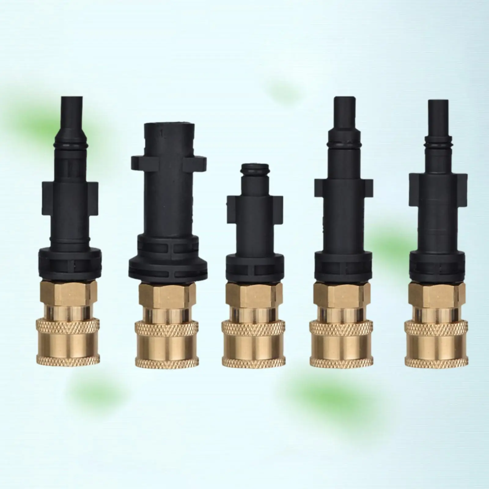 High Pressure Washer Nozzle Connector Quick Adapter Metal Fitting for Electric Sprayer Water Canister