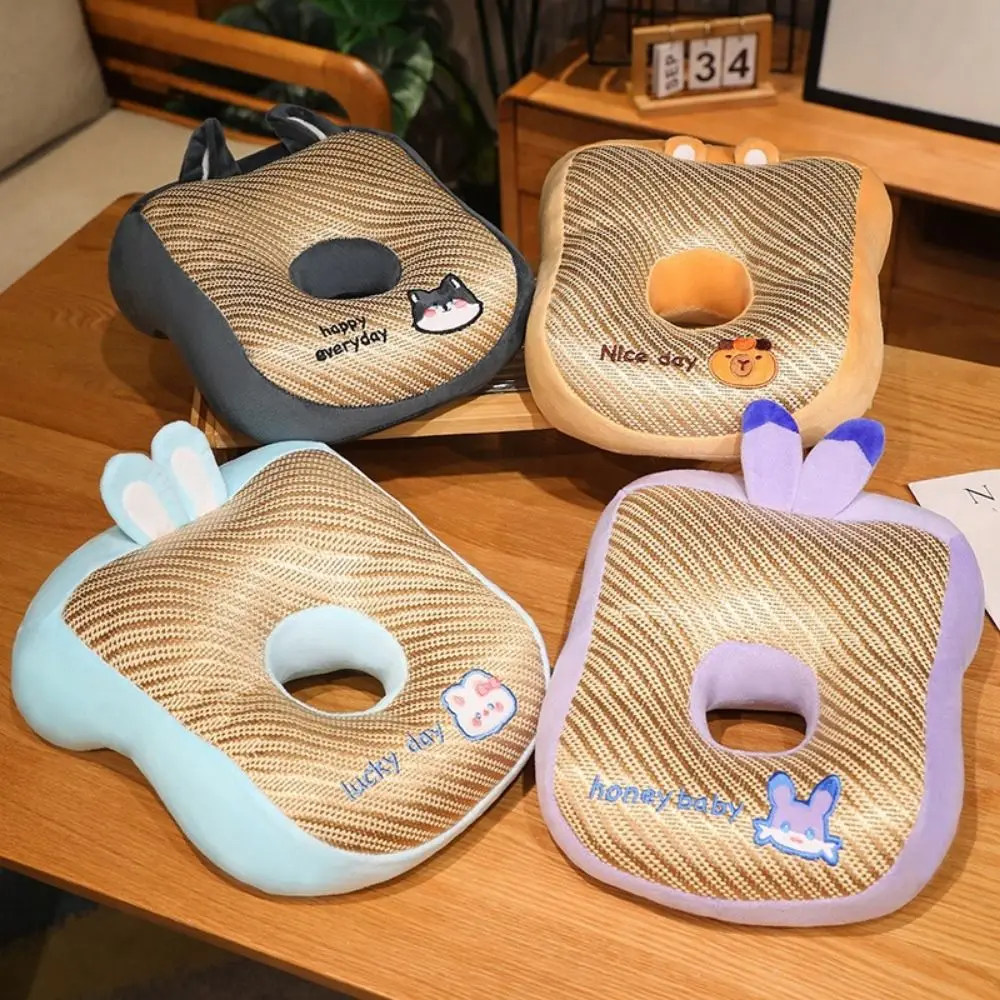 

Cool Mat Summer Nap Pillow Double-sided Hollow Breathable Office Plush Pillow Stuffed Hand Hold Cute Animal Neck Pillow