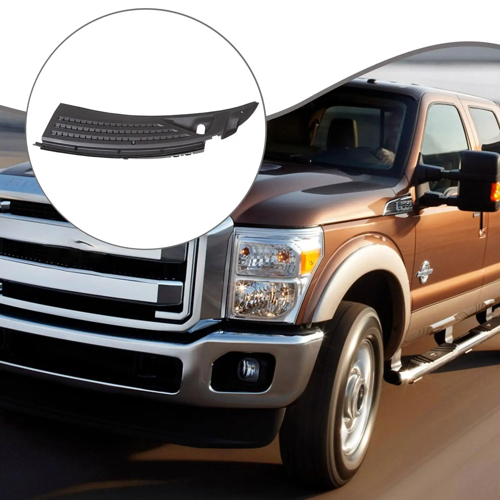 

Windshield Wiper Cowl Grille Panel BL3Z-15022A69-a Repair with Water Spray Hose