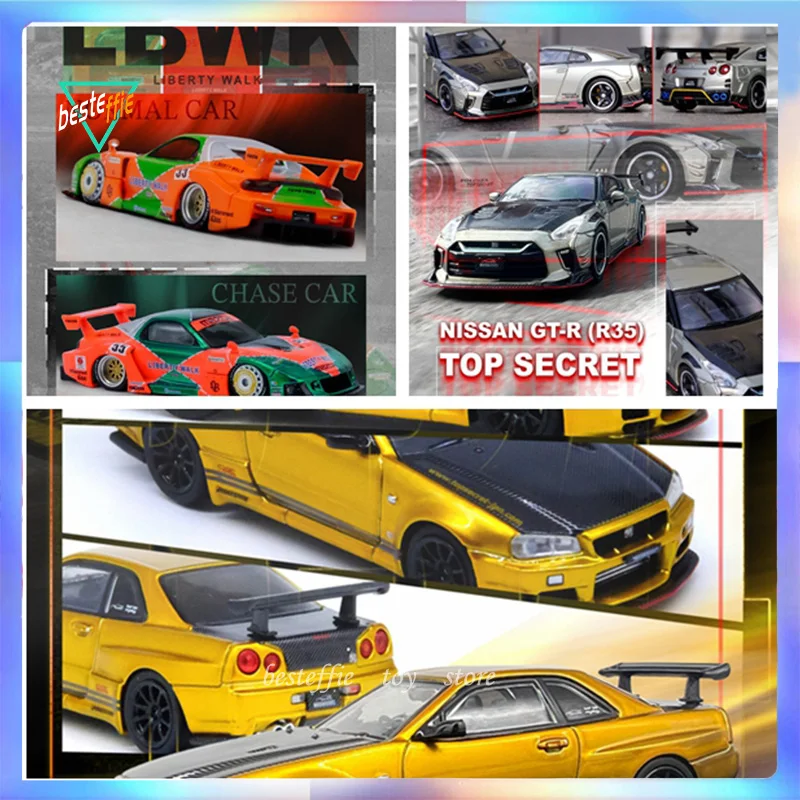 INNO car model 1/64 nissan GTR R35 NISMO SPECIAL car model simulation alloy display cars model boy collection birthday toy gift