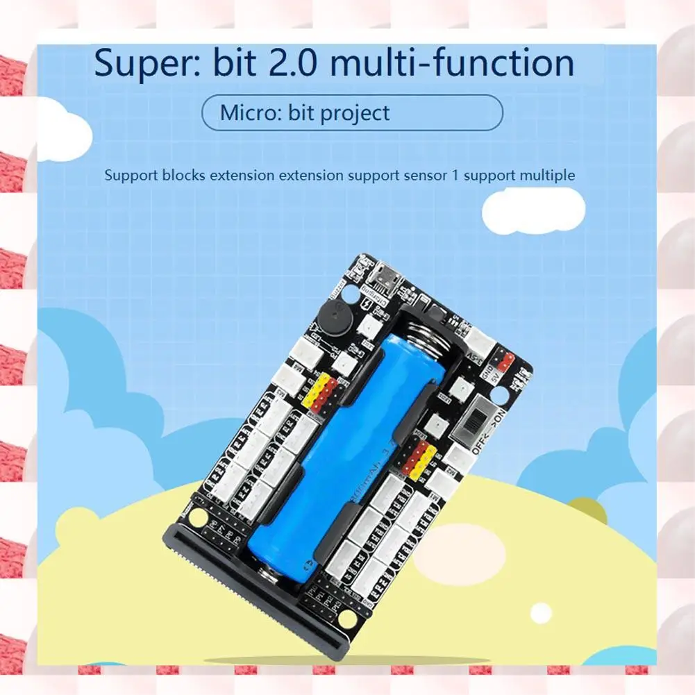 

ABGN For Micro:Bit Expansion Board Motor Servo Development Driver Board For Python Programming Microbit Sensor