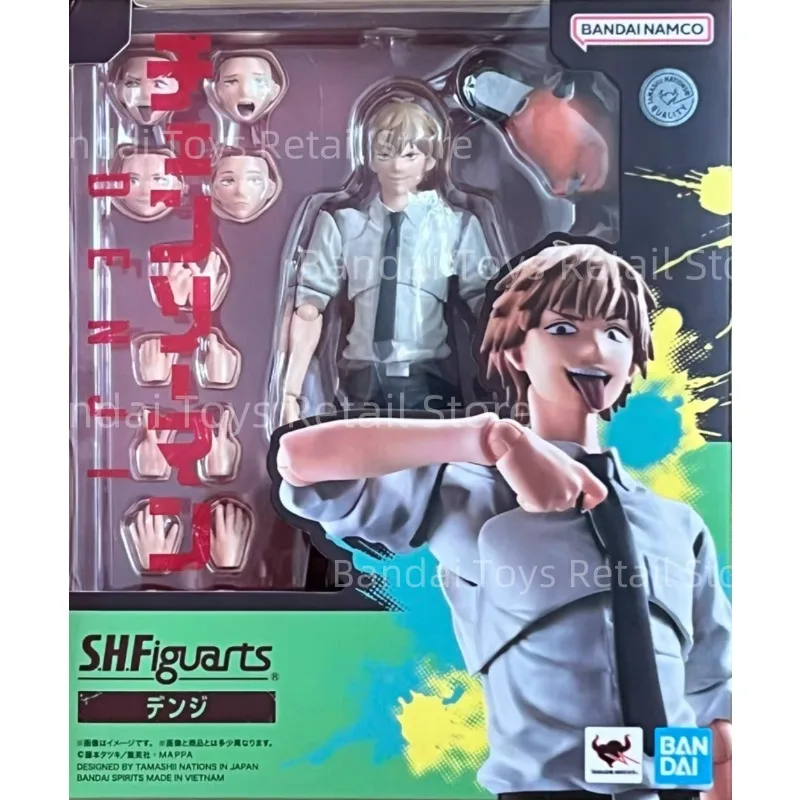 بانداي S.H.Figuarts SHF بالمنشار رجل آكي هاياكاوا أطقم منمذجة SHF PVC حوالي 14.5 سنتيمتر عمل أرقام نموذج اللعب تمثال هدية للأطفال #6
