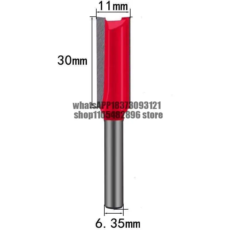 Invisible fastener 2-in-1 slotted straight cutter woodworking milling cutter tungsten steel alloy