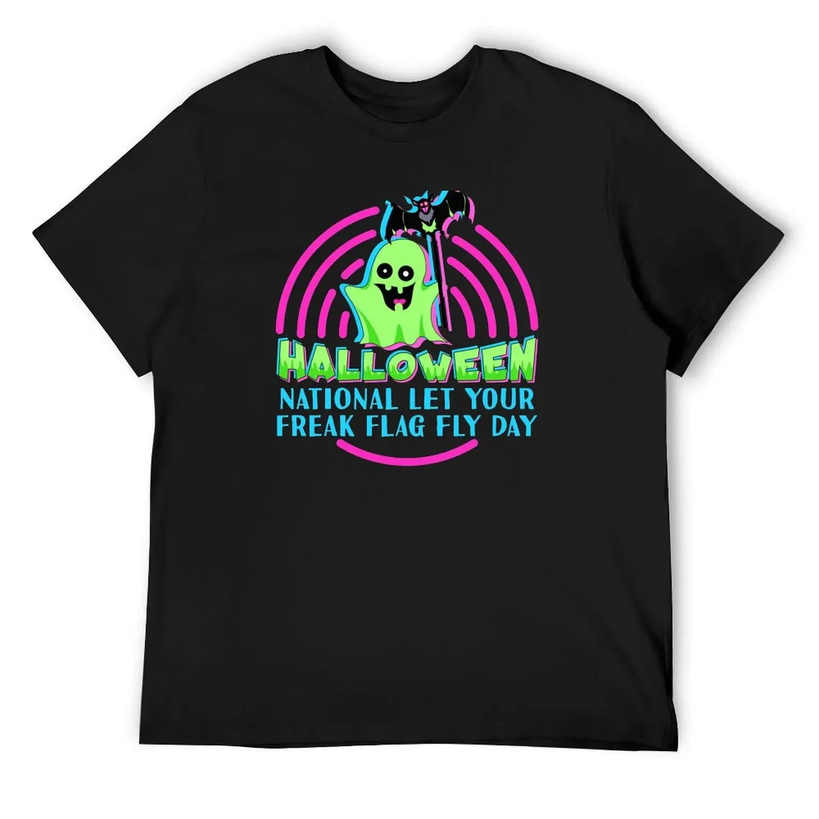 Let Your Freak Flag Fly Meme Ghost Goblin & Bat T-Shirt essential t shirt man clothes anime stuff mens t shirts pack