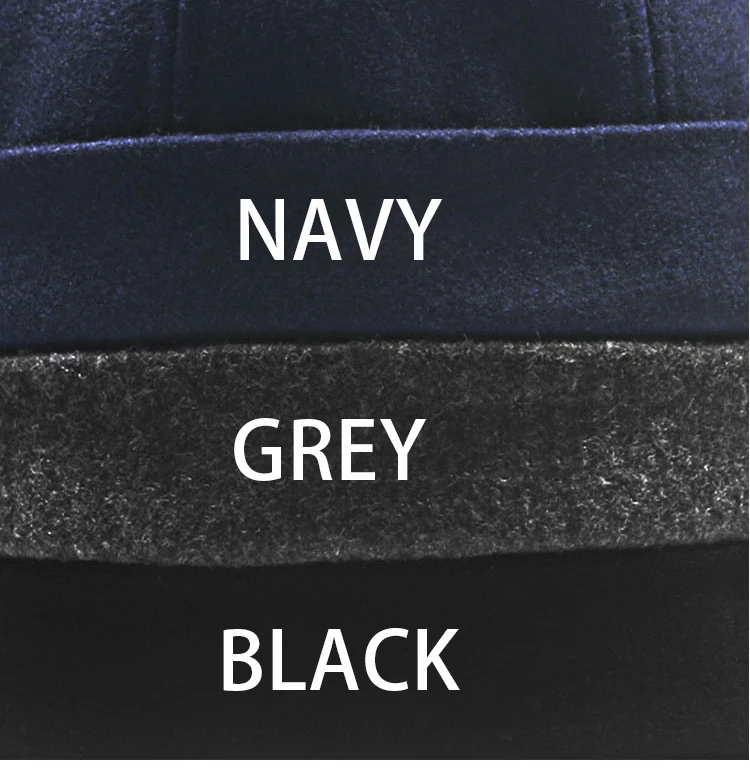 Winter Wool Fashion Men Docker Cap Brimless Skullies Beanie Hat Soft Top Hats Hip Hop Adjustable Vintage Solid Color Street Caps