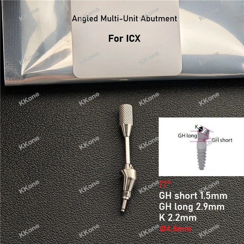 10Sets 3rd Party Tandheelkundige Kliniek Accessoires Rechte & Schuine Multi-Unit Abutments Voor Medentis ICX Tandheelkundige Implantaat systeem