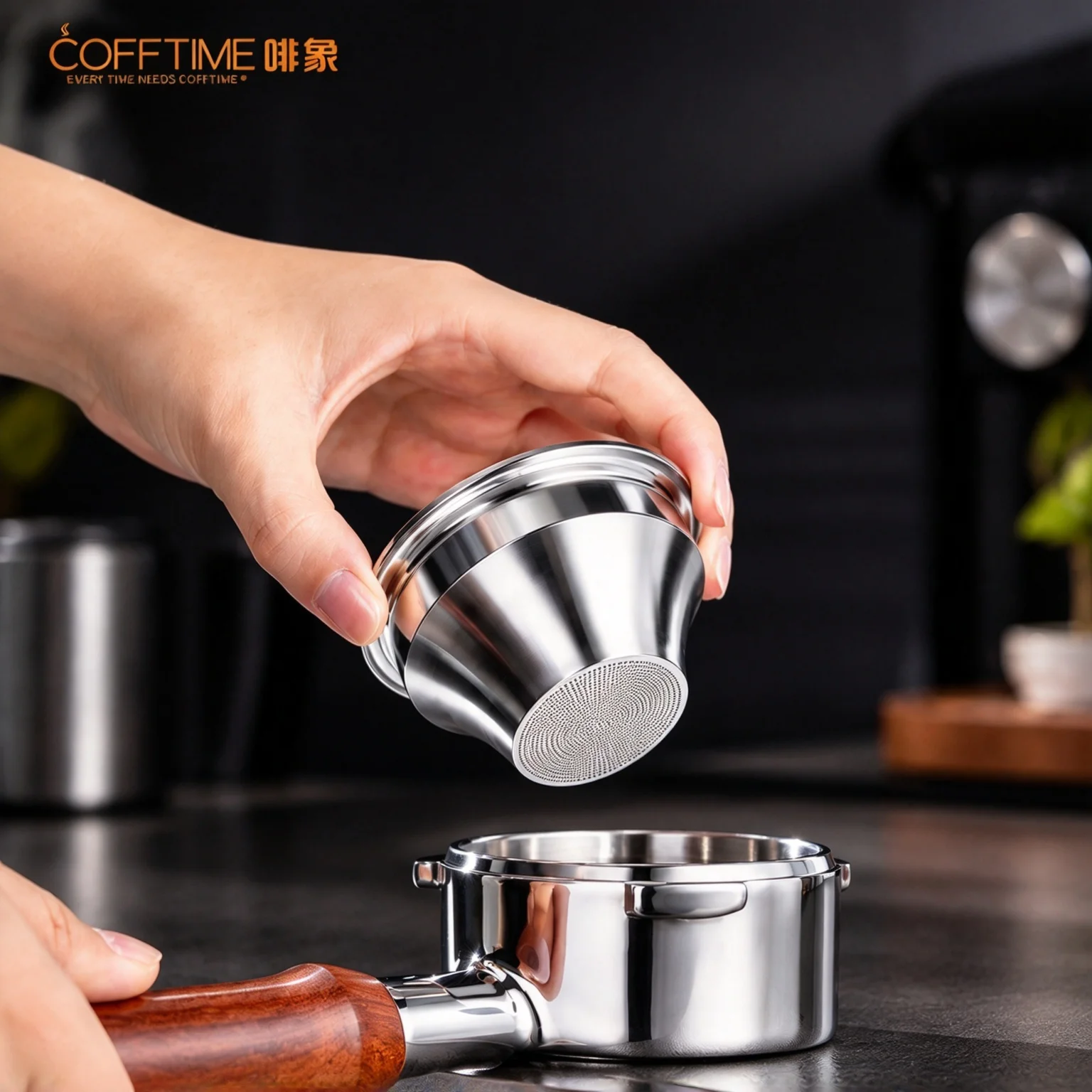 Variable Diameter Espresso Portafilter Filter Basket Precision High Extraction for 58mm Bottomless Portafilter Coffee Accessory