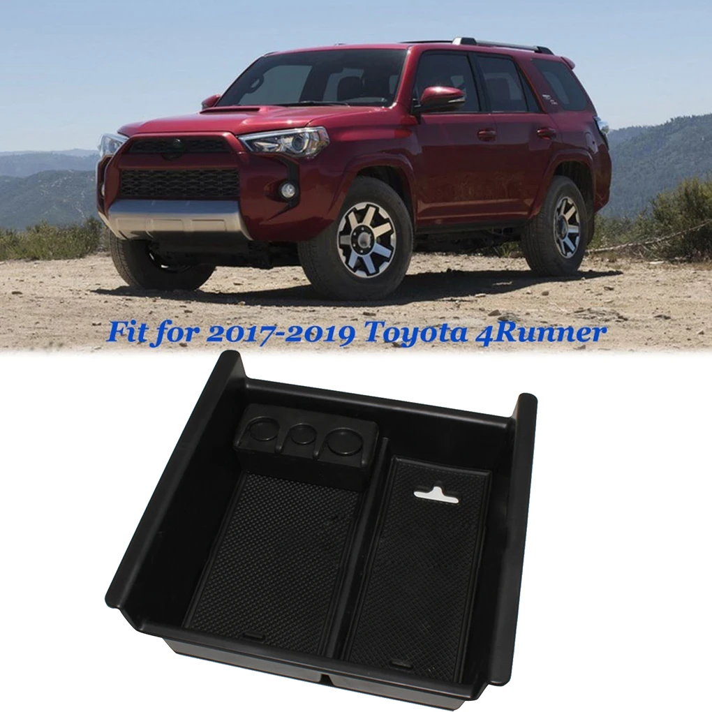 Replacement For Toyota 4Runner Car Front Armrest Box Organizer Tray Sundries Storage Box Pallet Insert
