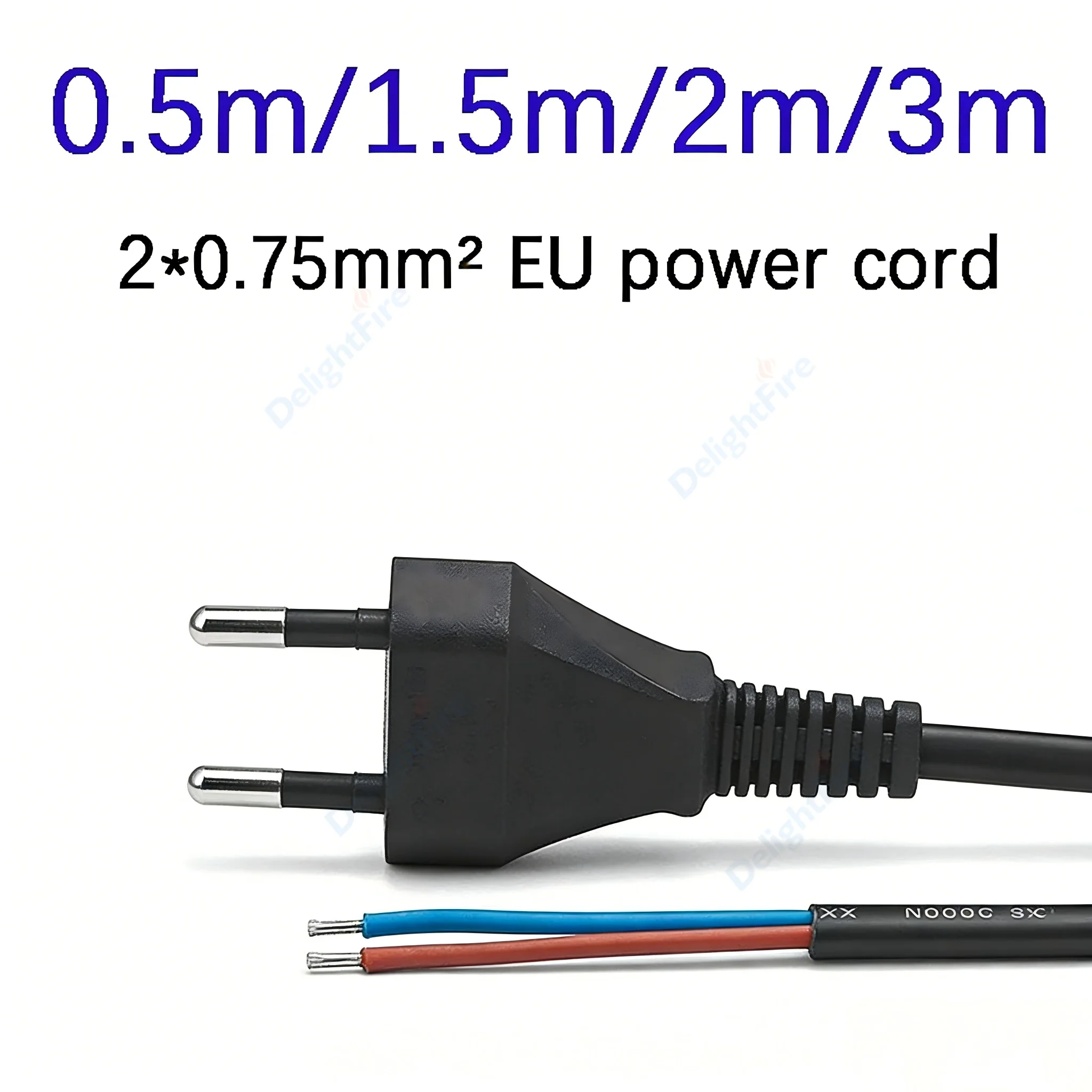

Европейский сетевой кабель EU 220В 18AWG, удлинитель для электроники с евровилкой, кабель для электророзеток.