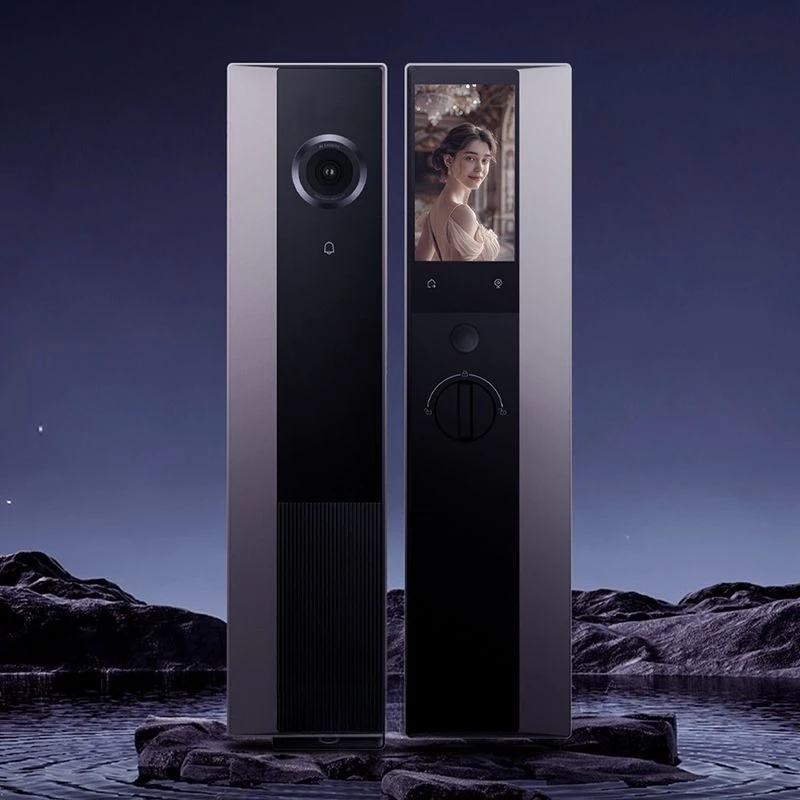 Serrure de porte intelligente X80, reconnaissance faciale de veine de palmier, double caméra, serrure automatique