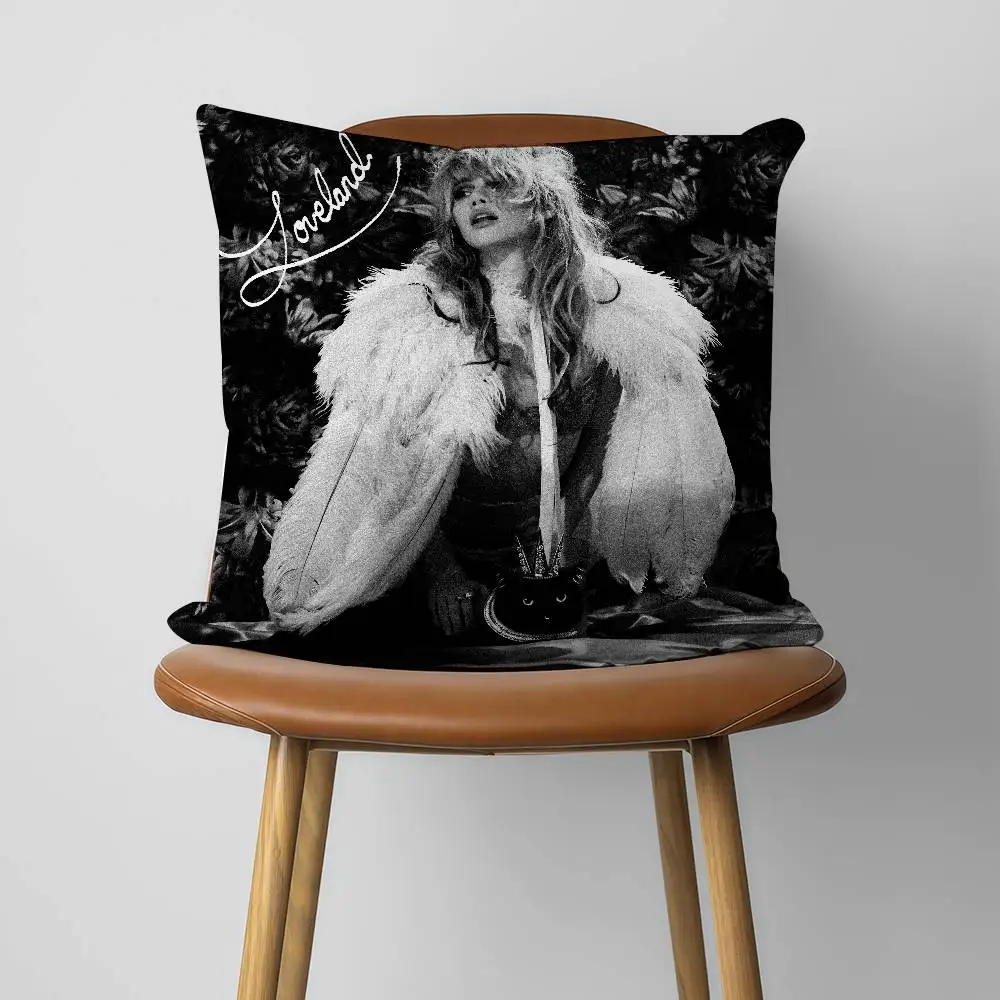 Suki W-Waterhouse Loveland 30x30cm 45x45cm Pillow Case Decor Protective Covers Comfortable Soft For Sofa Living Room Home Office