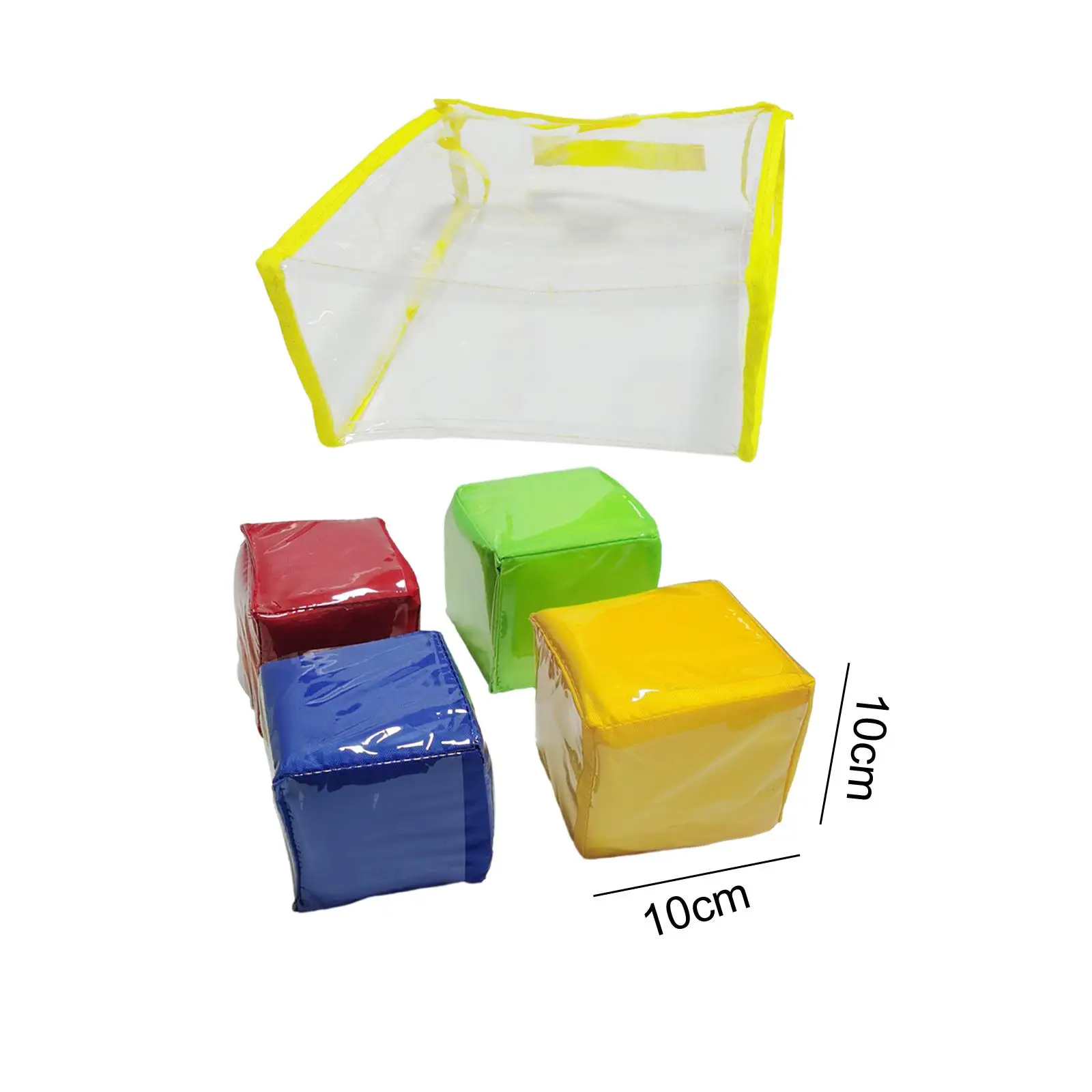 4 قطع من مكعبات ألعاب اللعب، نرد التعلم لتعليم ألعاب كتل الفصول الدراسية