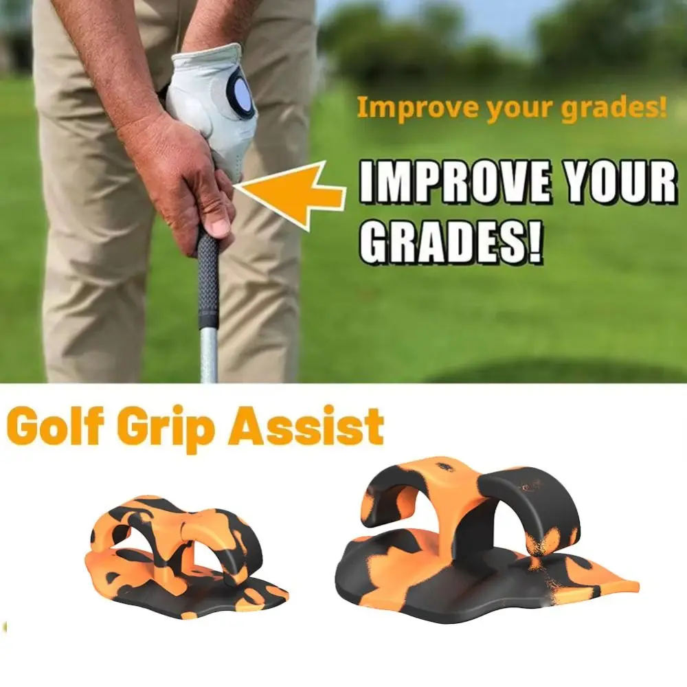 

2 pcs Enhanced Ball Control Golf Club Grip Trainer Correct Posture Swing Grip Pad Golf Club Hand Grip Non-Slip T-Shape