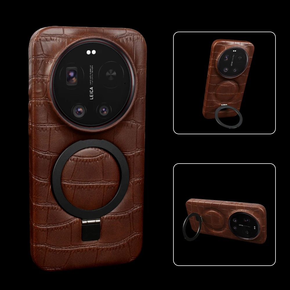 

Magnetic Stand Holder Leather Phone Case For Xiaomi 17 Pro Max 15 14 Ultra 13 12 Lite 12S 13T 14T 15T Pro Back Cover Cases Coque