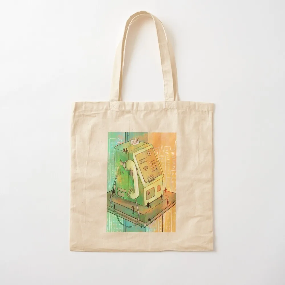 

payphone Tote Bag personalized tote hand bag ladies Canvas bag for women Gift Canvas Tote