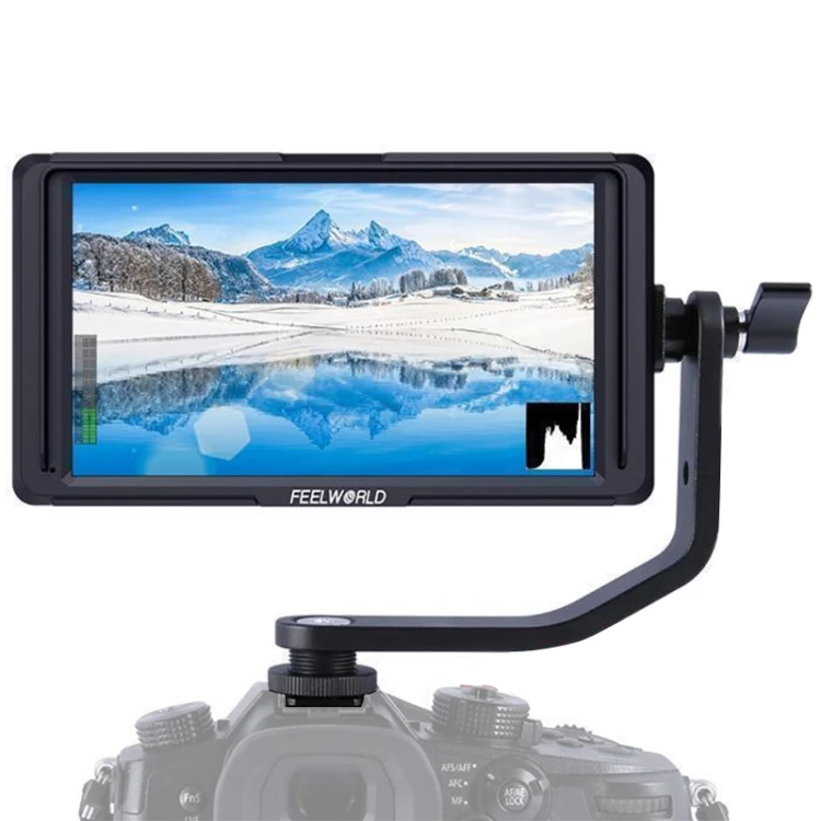 

Dropshipping 5 Inch Touch Screen FEELWORLD F5 4K 1920 X 1080 DSLR Camera Field Stereo Headphone Video