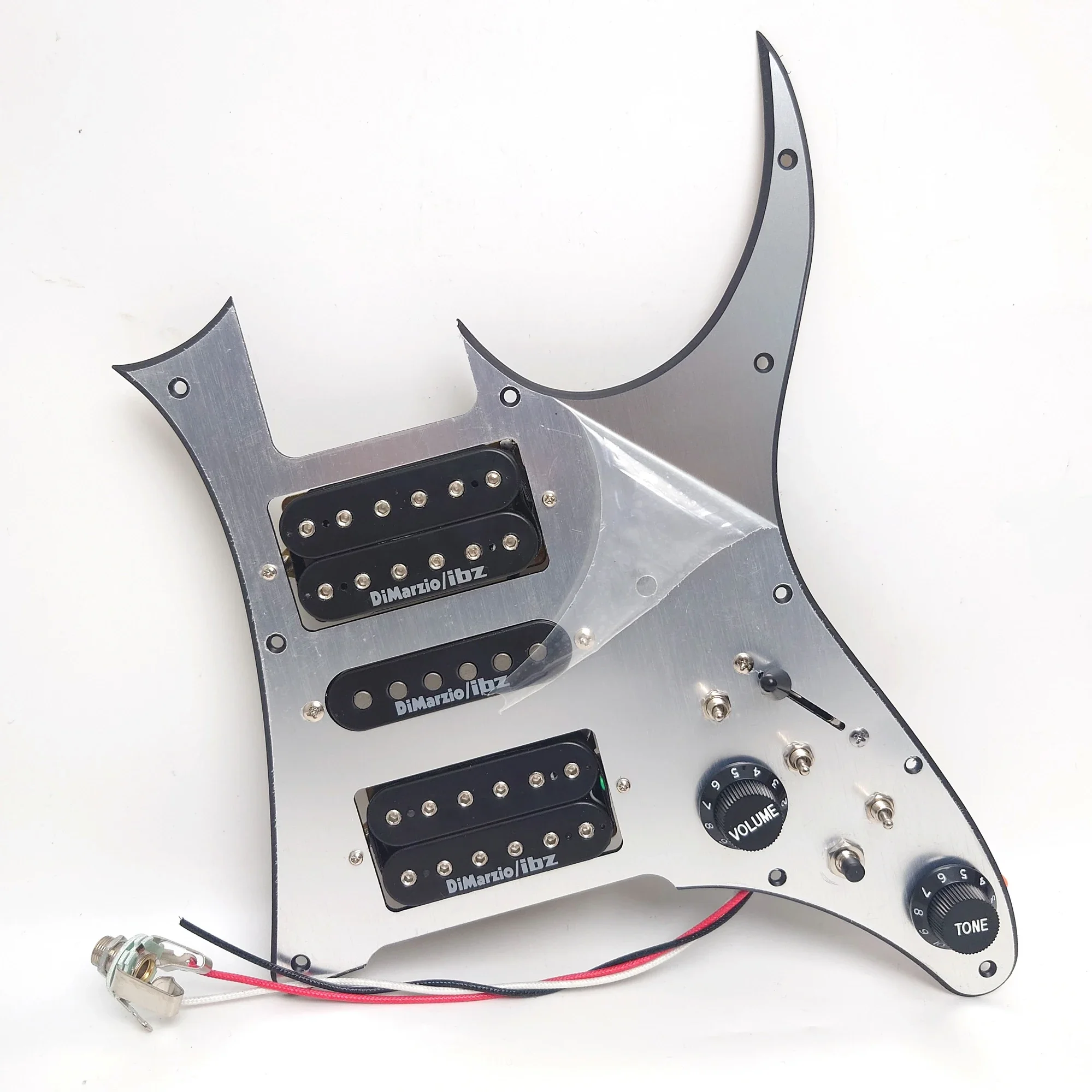 HSH Guitar Prewired Loaded Pickguard with Alnico 5 Single-coil Pickups and Humbucker Pickups Set for RG Electric Guitars