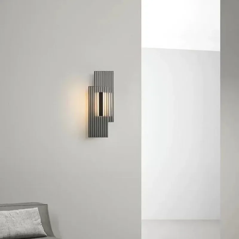 SANDYHA Nordic Simples Lâmpada de Parede Acrílico Arte de Parede Luz Decorativa Luminária LED para Quarto Sala de estar Corredor Entrada