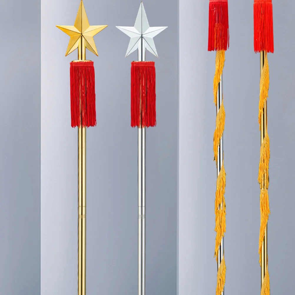 الفولاذ المقاوم للصدأ انفصال الموسيقى موصل عصا لأداء الحفل موكب الاحتفال عرض مسرحي الراتنج جزء