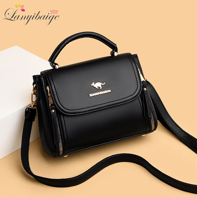 Trend Luxury Brand Designer Shoulder Crossbody Sac Lady Messenger Small Tote High Quality Leather Handbag Purse Women\'s Bag 2024