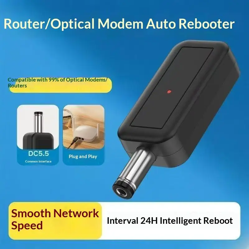 1/3/5Pcs 24H Automatic Power Off Reset Tool DC WiFi Auto Reboot Router 5.5x2.1mm Restart Control Line 5V-24V