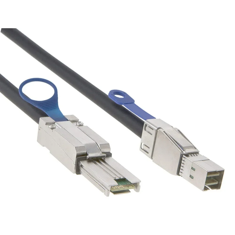 External Mini SAS HD SFF-8644 to Mini SAS SFF-8088 Hybrid Cable, 1M 2M