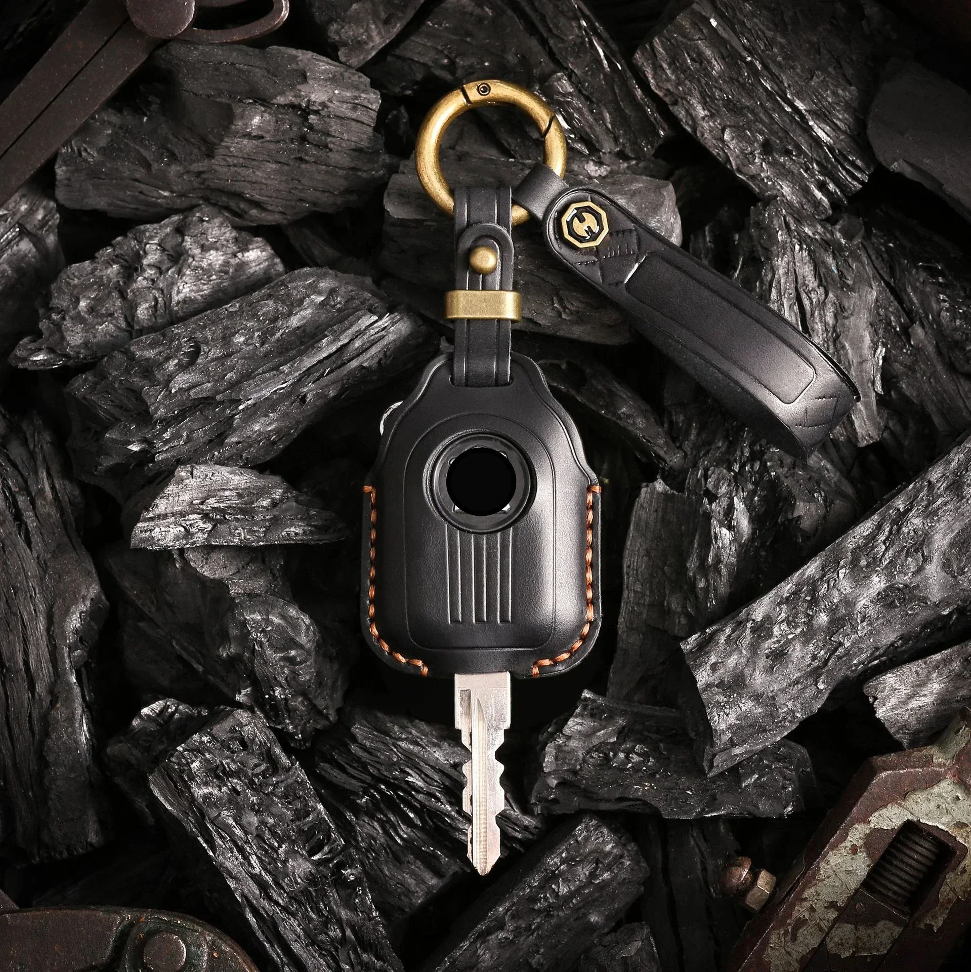 Suitable for Peugeot Jiango Key Set Peugeot Jiango 150 Motorcycle Modification Accessories SF4 Key Leather Protective Cover