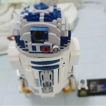 2314 Parça Uzay Robotu Yapım Blokları R2 Robot R2D2 Figürleri Model Çocuk Oyuncağı Erkek Çocuk Doğum Günü Noel Hediyeleri 6 best sales R2D2 model kiti - №4